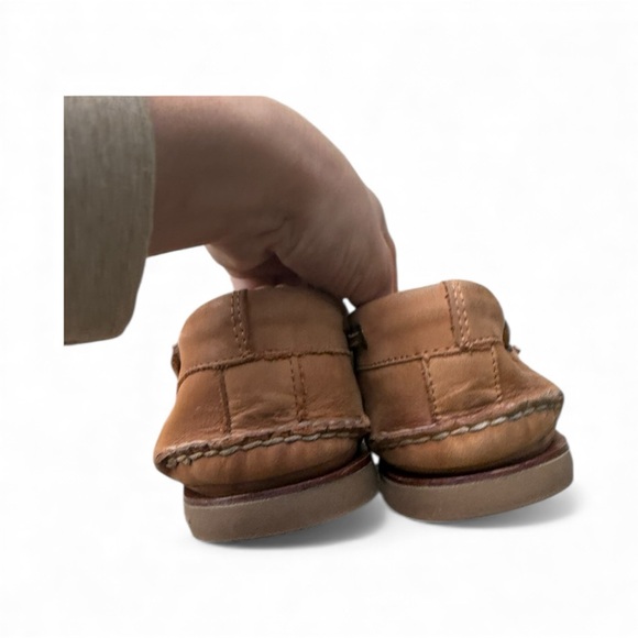 Sperry Gold Cup Authentic Original Premium Leather Boat Shoe Men 12 Tan Moc Toe - Picture 6 of 7